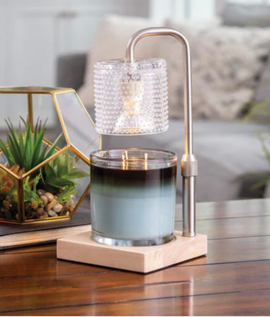 Hobnail candle warmer