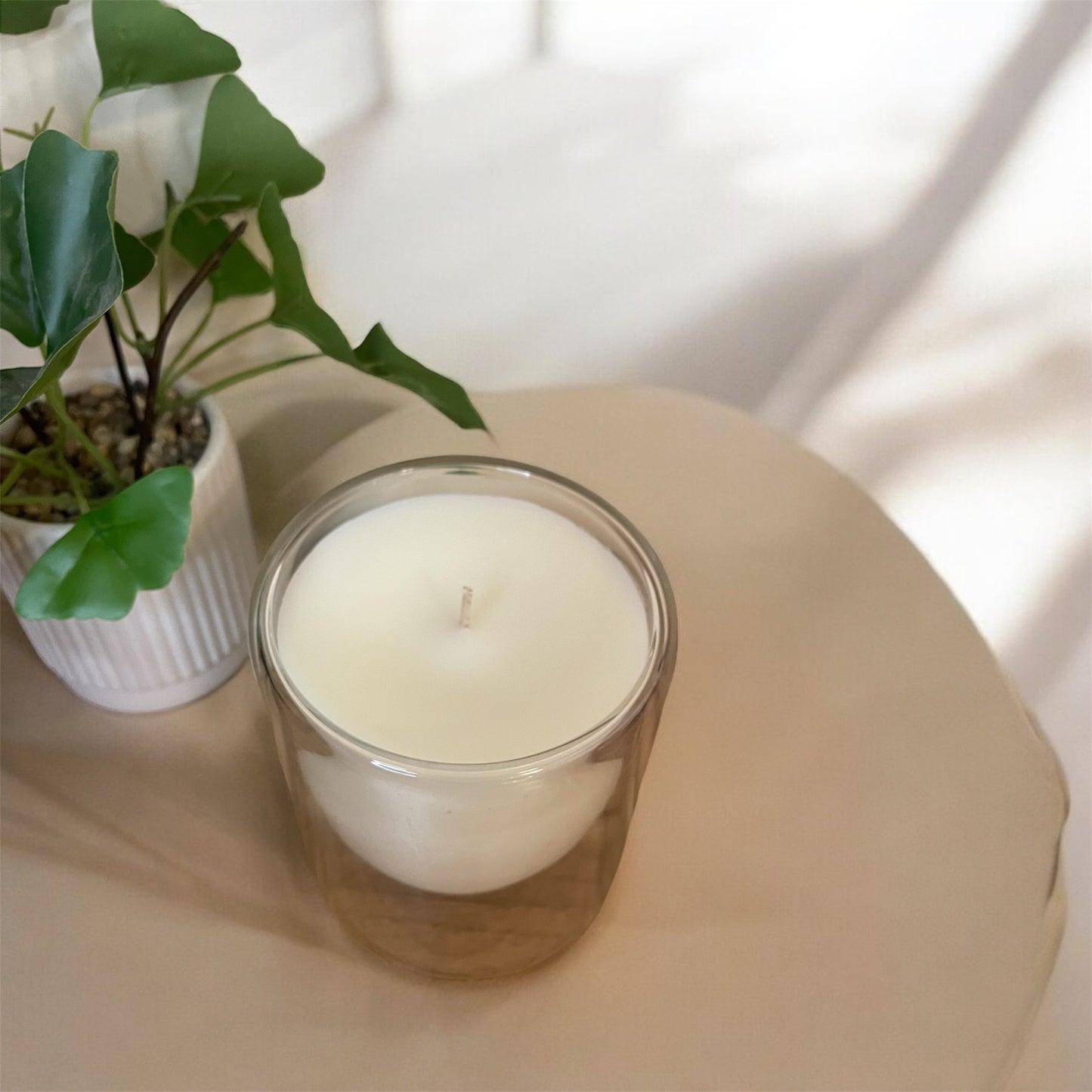 Clear tear drop candle 350ML - Vanilla caramel