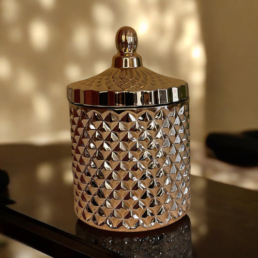 Geo rose gold candle 230ML