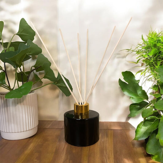 Black round 100ML reed diffuser