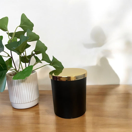 Black & gold 370ML candle
