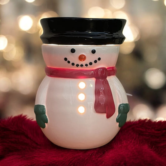 Snowman Christmas melt warmer large