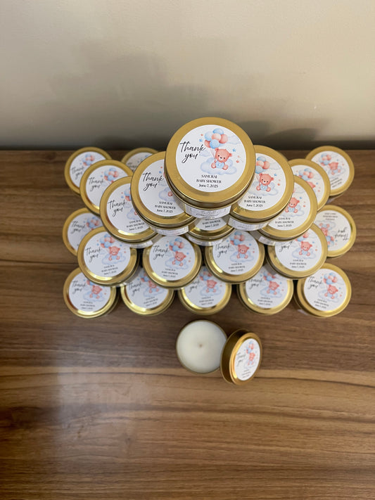 Gold candle tin 50ml