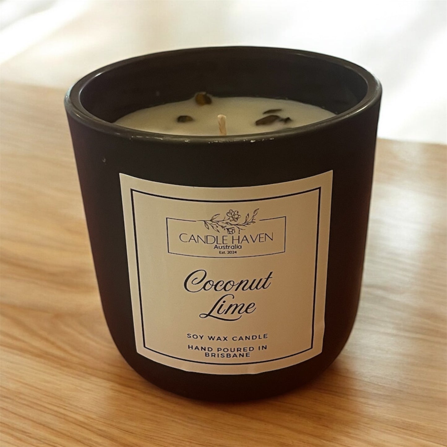 300ML black mum candle - Coconut lime