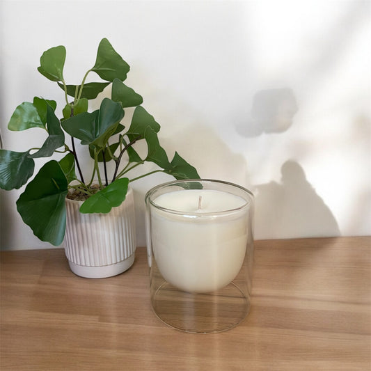 Clear tear drop 350ML candle
