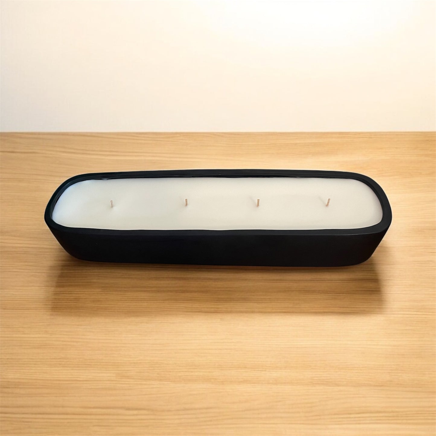 XXL black baguette candle 2L